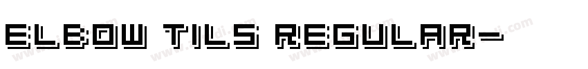 Elbow tils Regular字体转换
